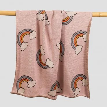 Koc Bawełniany Dabyd Kids Różowa - Sklum