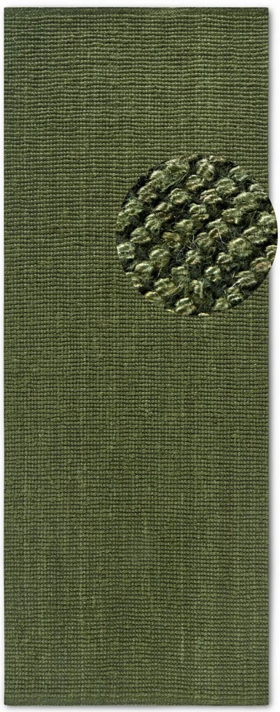 Dywan naturalny jutowy Villeroy &amp; Boch Rosalie zielony 80 cm x 300 cm