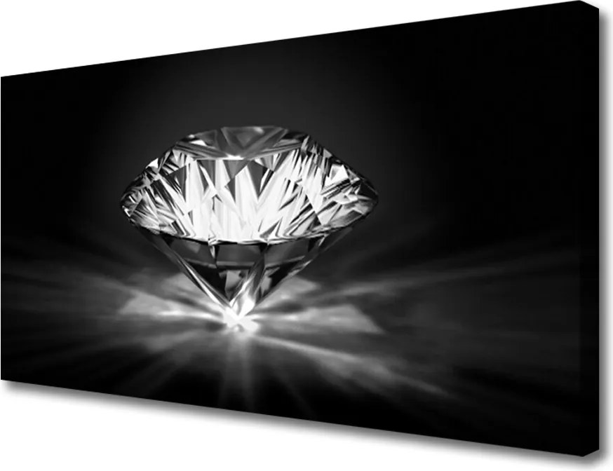 Obraz canvas Kryształowy Blask Diamentu