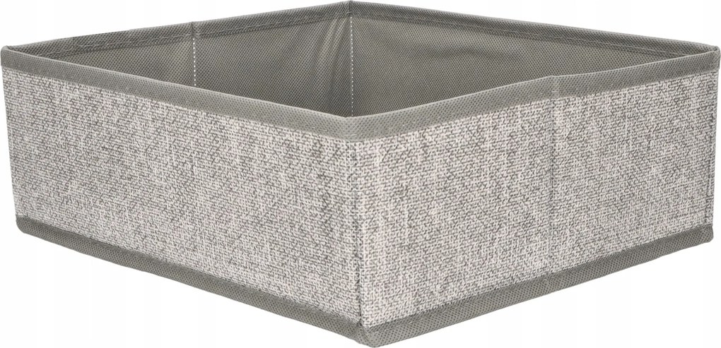 Organizer tekstylny Szary 28x24x10cm do szafy garderoby biura uniwersalny