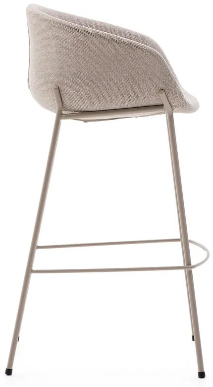 Beżowy hoker (wysokość siedziska 75 cm) Yvette – Kave Home