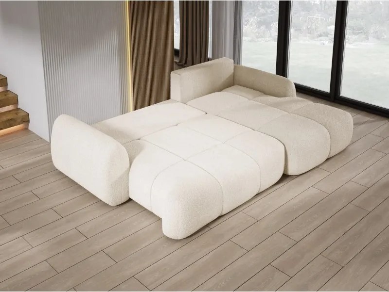 Narożnik COCO z funkcją spania poduszkami i pojemnikiem Now Or Never 02 DOMOHOME