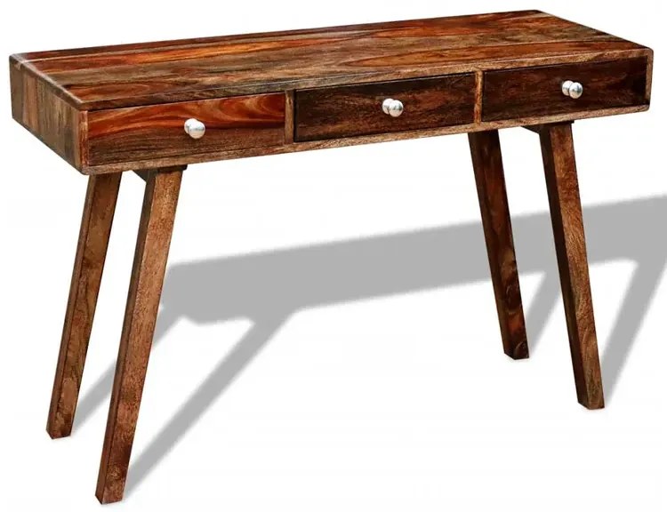 Drewniana konsola z szufladami G0-K00