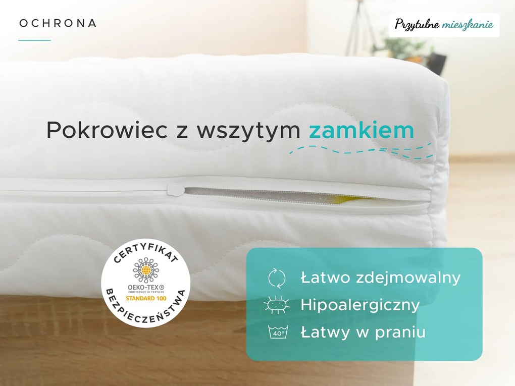 Materac kieszeniowy SOMMERA 18 cm 80 x 200 cm Ochrona materaca: BEZ ochraniacz na materac