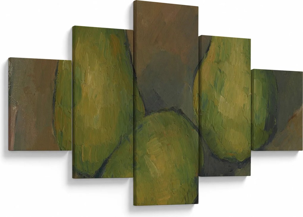 Obraz - Paul Cézanne, Three Pears, reprodukcje (125x70 cm)