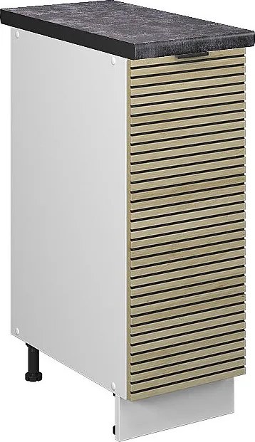 Szafka apteczna panel dębowy 30x60x82 fame-line