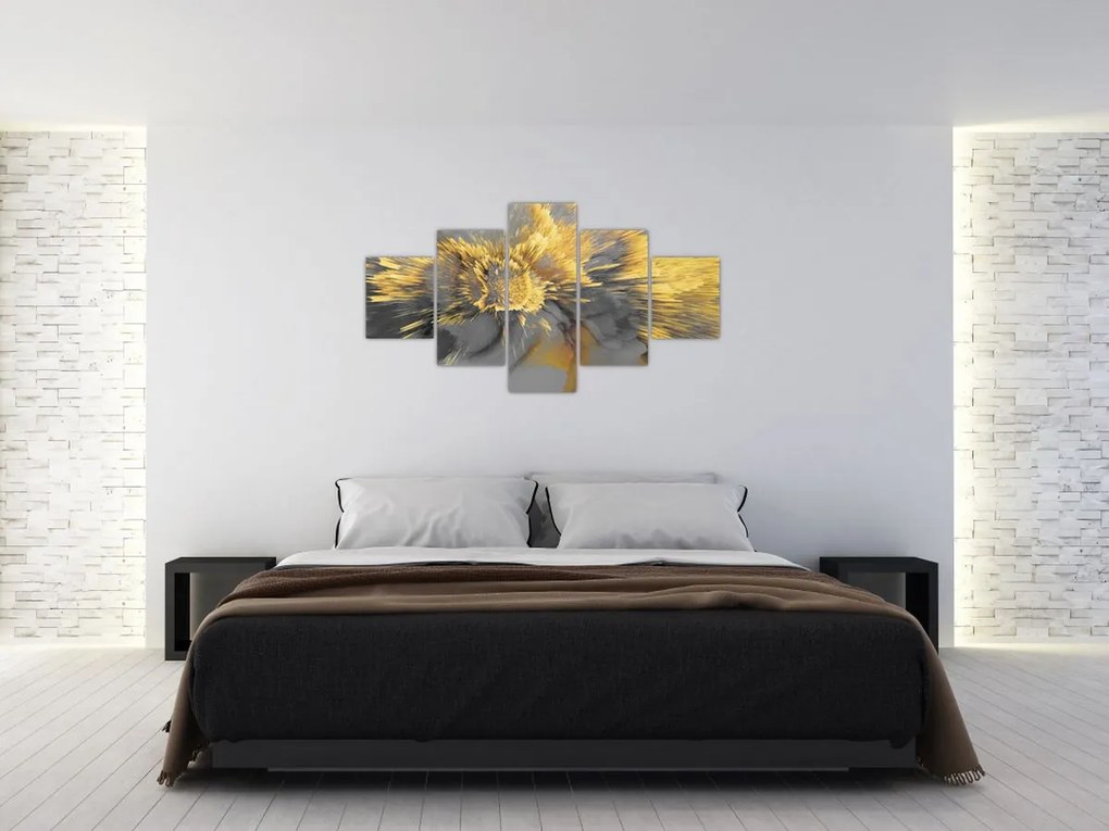 Obraz - Złota ekspansja (125x70 cm)