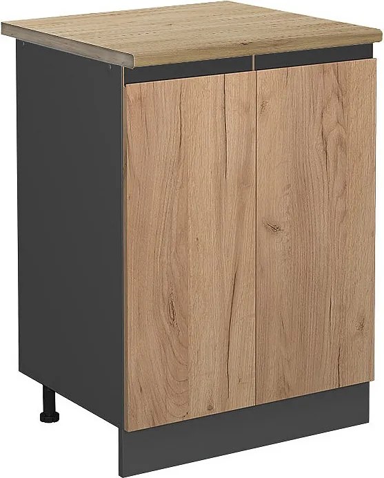 Szafki kuchenne złoty dąb energetyczny 60x60x81.6 r-line