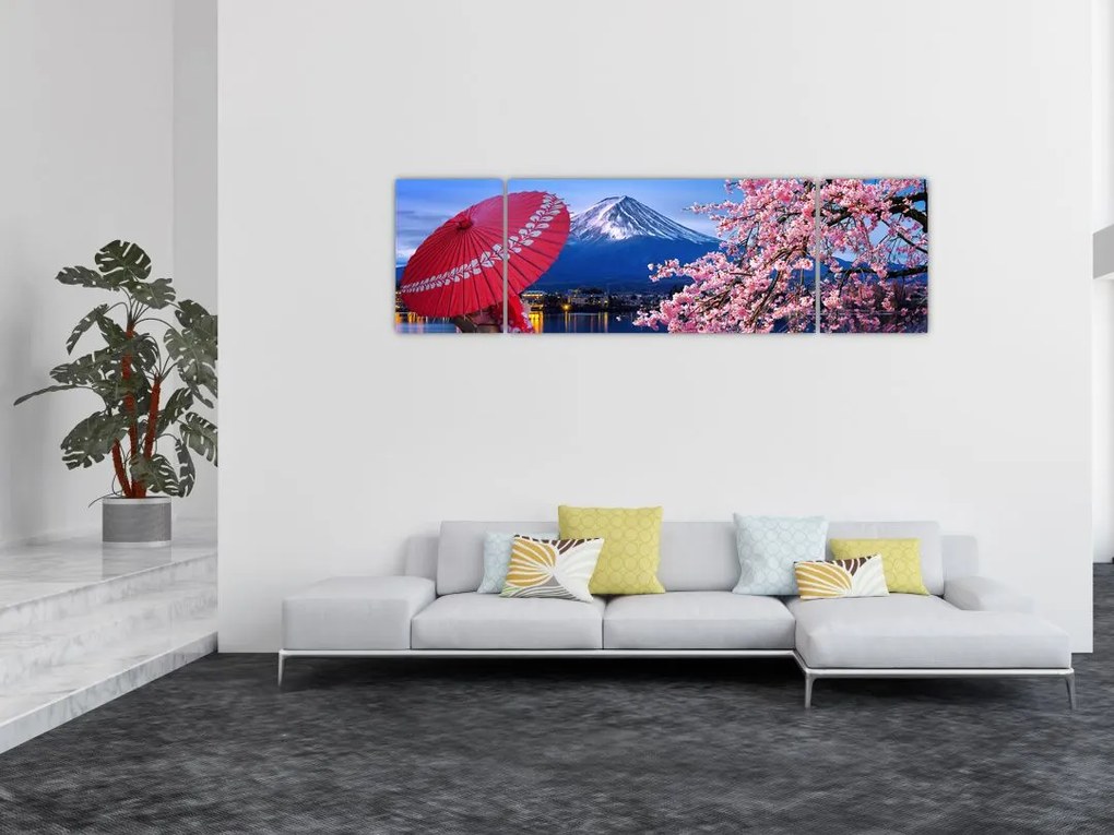 Obraz - Widok na szczyt, Japonia (170x50 cm)