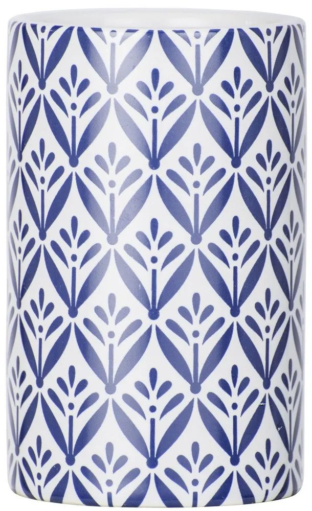 Kubek ceramiczny na szczoteczki z zębów, pojemnik łazienkowy LORCA z motywem greckim - WENKO