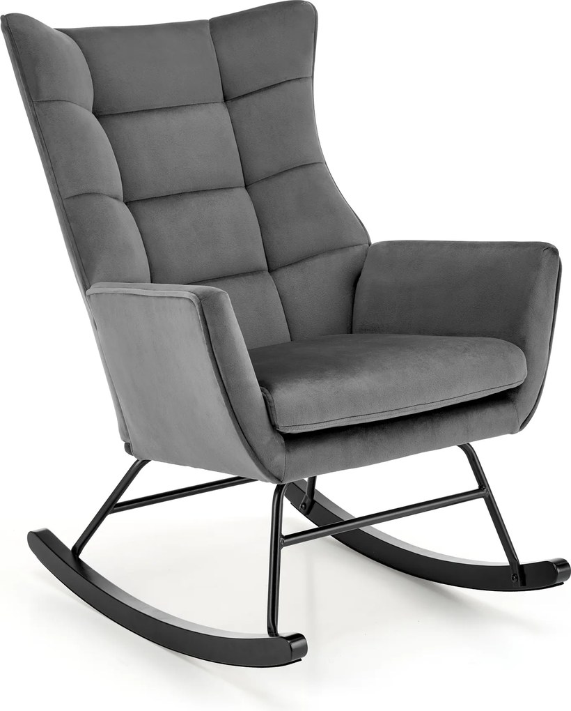 Fotel bujany Bazalto w nowoczesnym stylu