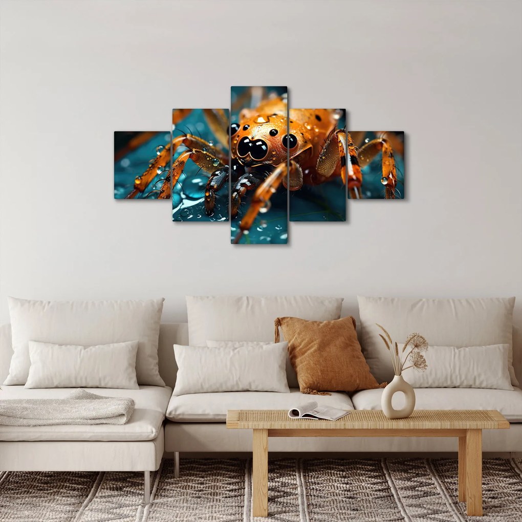 Obraz - Szczegół pająka (125x70 cm)