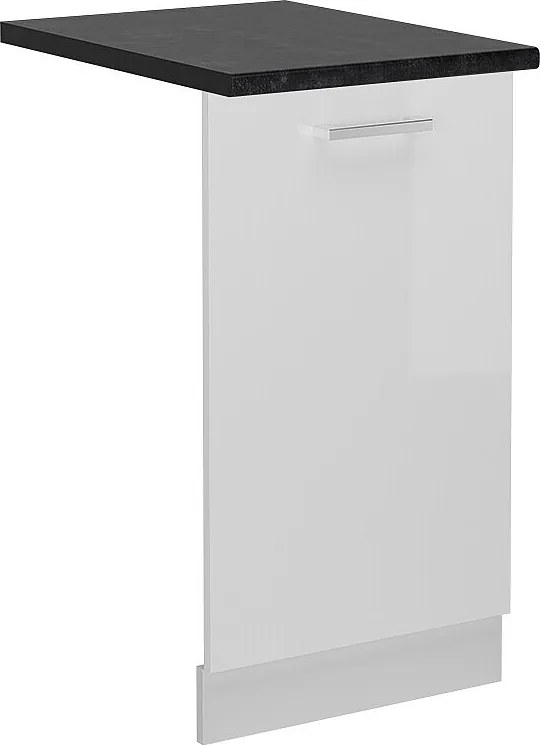 Panel przedni biały wysoki połysk 45x1.6x81.8 r-line