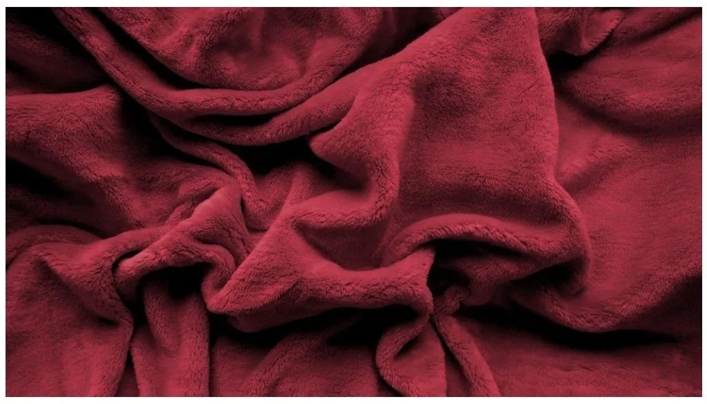 PrzytulneMieszkanie.pl PrzytulneMieszkanie.pl PrzytulneMieszkanie.pl Pościel mikroplusz ŚWIĄTECZNE RENIFERY bordowa + prześcieradło mikroplusz SOFT 90x200 cm bordowe