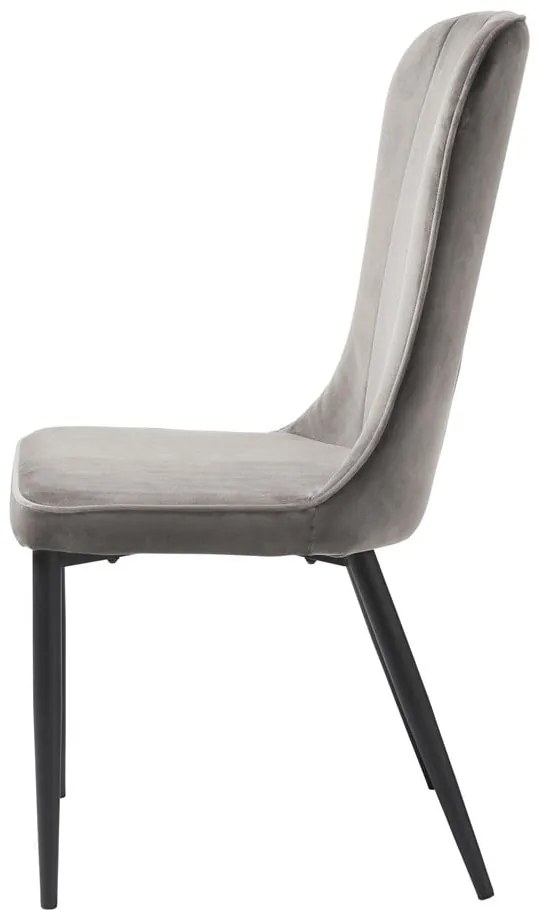 Szare krzesło do jadalni Unique Furniture Hudson