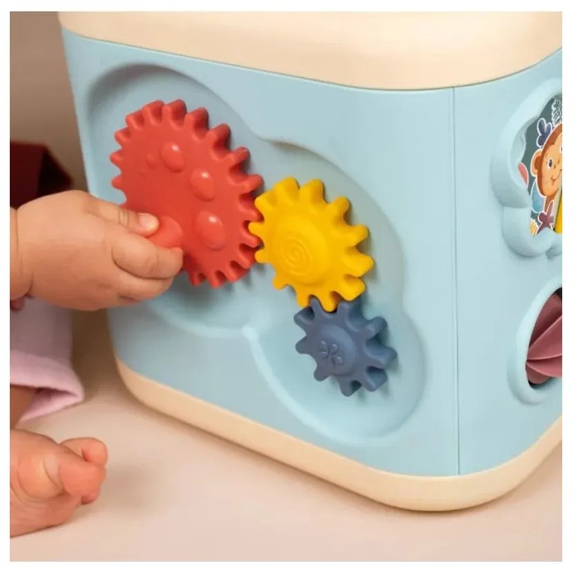 Smoby little sensoryczna kostka aktywności dla dzieci sorter labirynt 13w1
