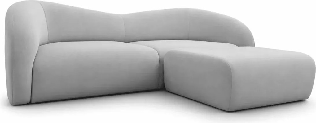 Narożnik Lunetta do salonu - nowoczesny design, obła forma, komfort i elegancja