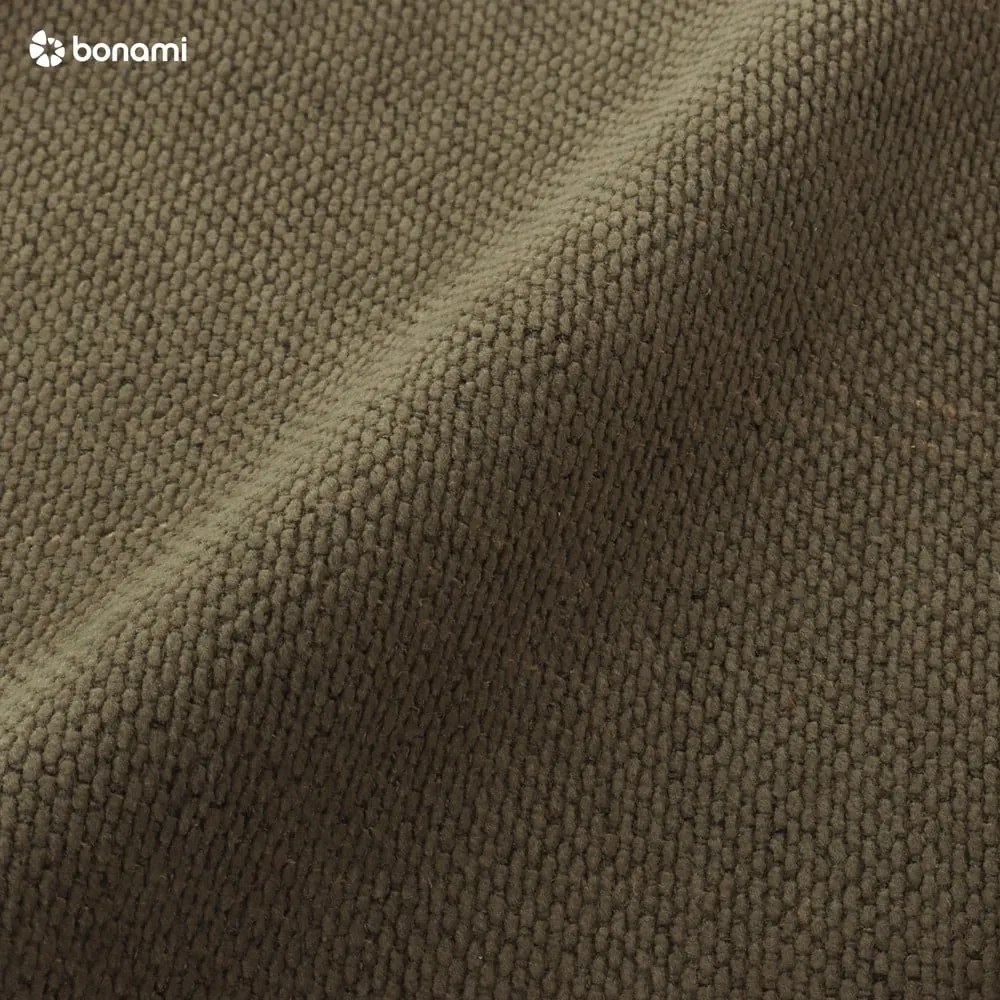 Zielone tapicerowane łóżko dwuosobowe ze schowkiem i stelażem 200x200 cm Lupine – Micadoni