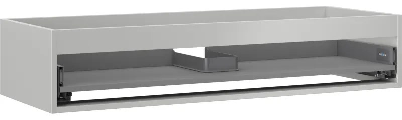 Mexen Box-A korpus szafki podumywalkowej 120 cm, 1 szuflada, szary mat - 91AX0-1200-235-1-62