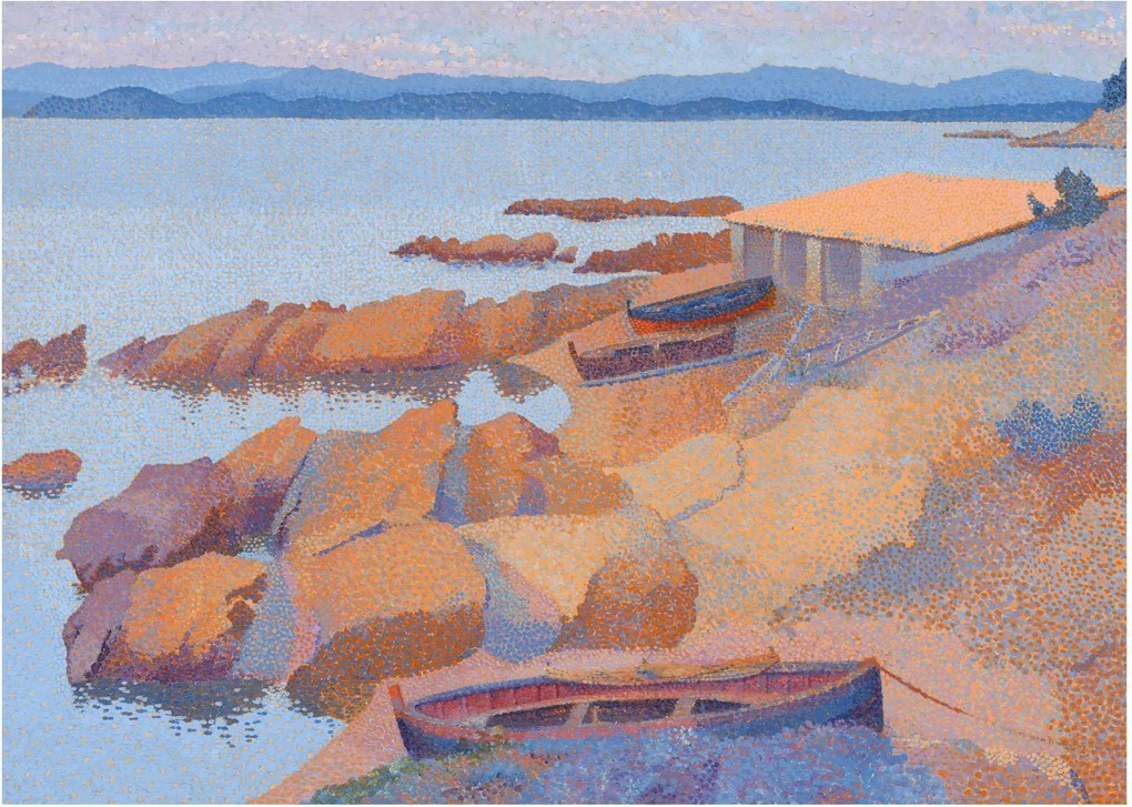 Obraz - Henri Edmond Cross, Calanque des Antibois, reprodukcje (70x50 cm)