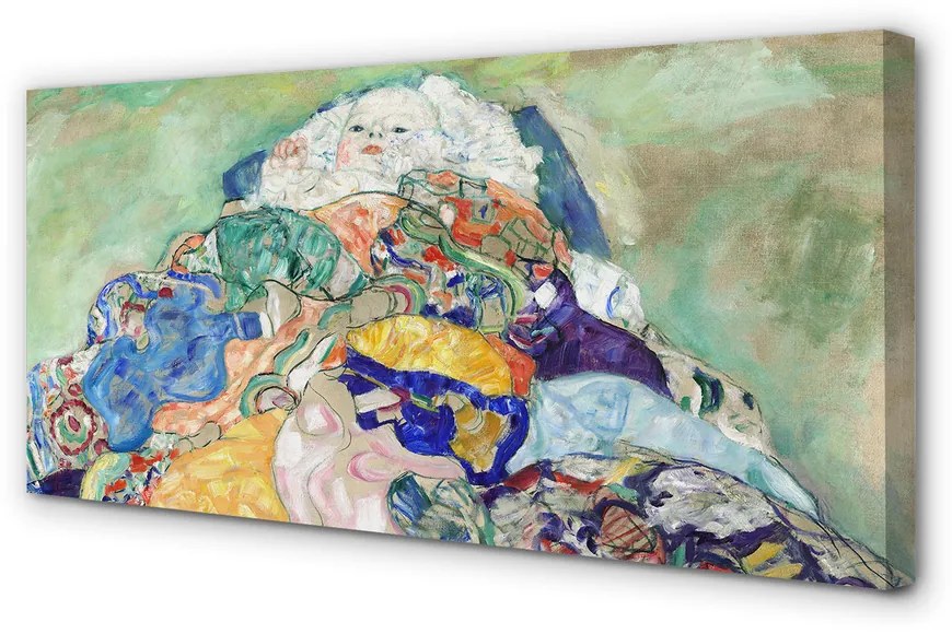 Zdjęcie na płótnie Dziecko (kołyska) - Gustav Klimt