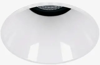 Downlight Led Wpuszczany Bezramkowy Trimless Okrągły Ø5,3 Cm Z Aluminium Orelva Biała Ciepła 2700 K & Biała & 8 W & 38º - Sklum