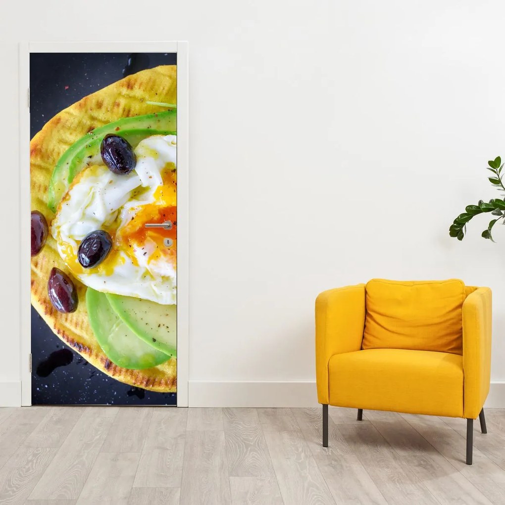 Fototapeta na drzwi - Zdrowe naleśniki (95x205cm)
