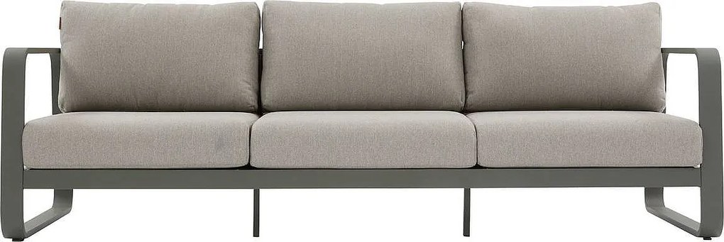 Zestaw aluminiowy ISABELLA dla 5 osób (oliwkowy)