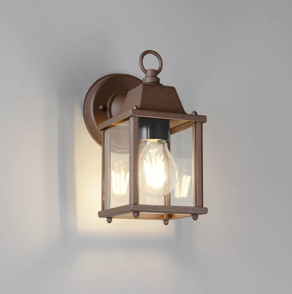Zewnętrzna lampa ścienna (wysokość 22,5 cm) Mirande – Trio
