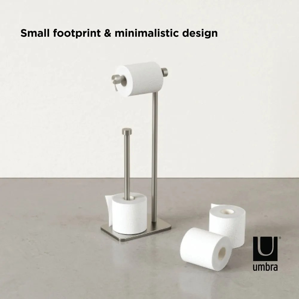 Stalowy stojak na papier toaletowy Cappa – Umbra