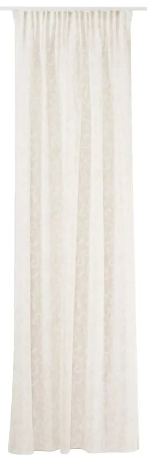 Beżowa firanka 140x260 cm Baroque – Mendola Fabrics
