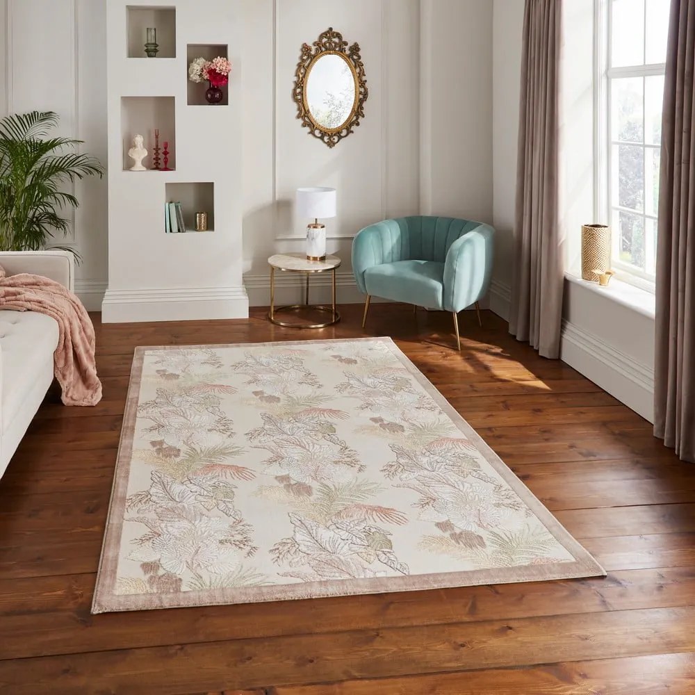 Kremowy dywan 200x290 cm Tropicana Bronze – Think Rugs