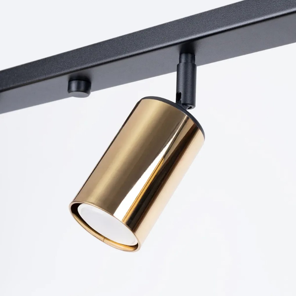 Listwa oświetleniowa WINX 4L czarna/złota SOLLUX  LIGHTING