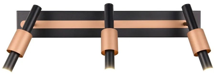 Lampa punktowa LED w czarno-brązowym kolorze 20,5x63 cm Ikaris – Trio Select