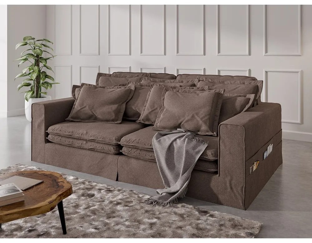 Brązowa sofa 236 cm Nora – Ropez