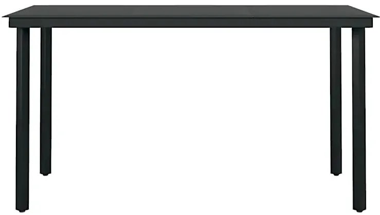 Czarny nowoczesny ogrodowy zestaw H1-N30