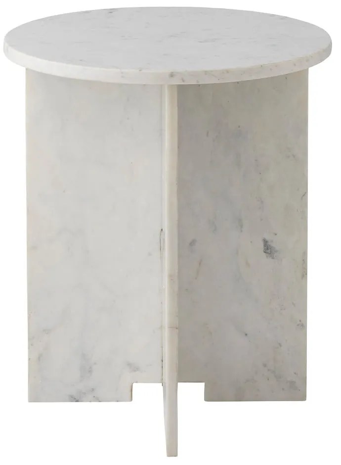 Marmurowy okrągły stolik ø 46 cm Jasmia – Bloomingville