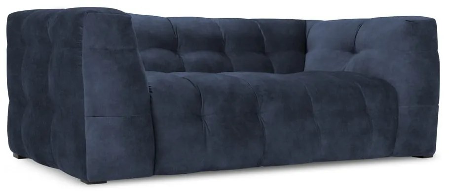 Niebieska aksamitna sofa Windsor &amp; Co Sofas Vesta, 208 cm