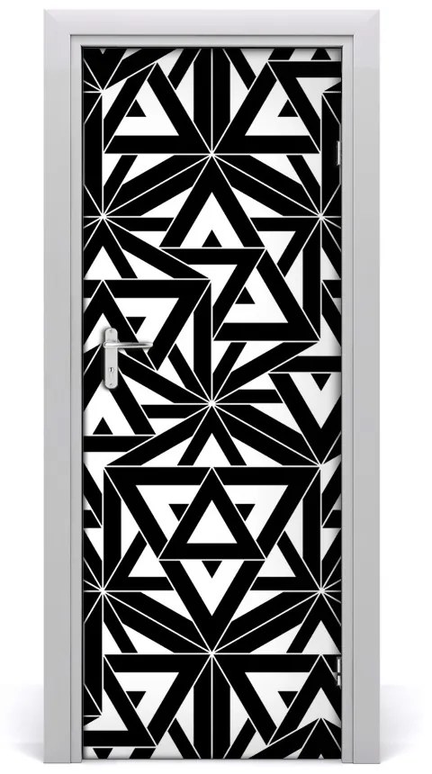 Naklejka fototapeta na drzwi Geometryczne tło