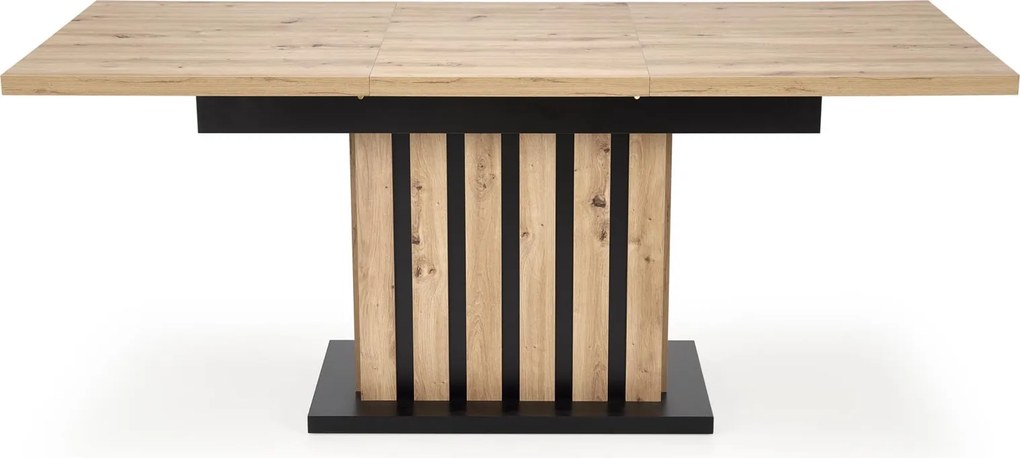 Rozkładany stół Lamello z lamelami na podstawie