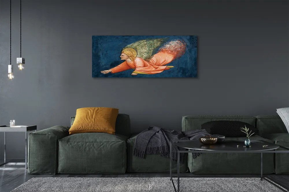 Duży obraz na płótnie Sztuka skrzydlaty anioł