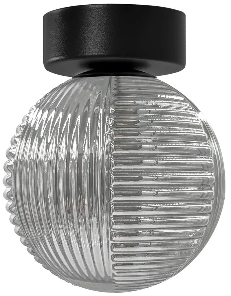 Szklany okrągły plafon P0-H19