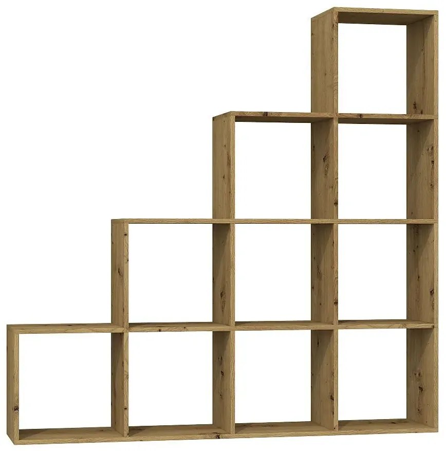 Regał schodkowy na ubrania dąb artisan E1-K83