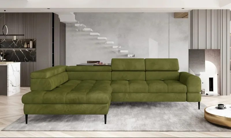 Narożnik VOSS L układ L z funkcją spania i pojemnikiem WERSAL