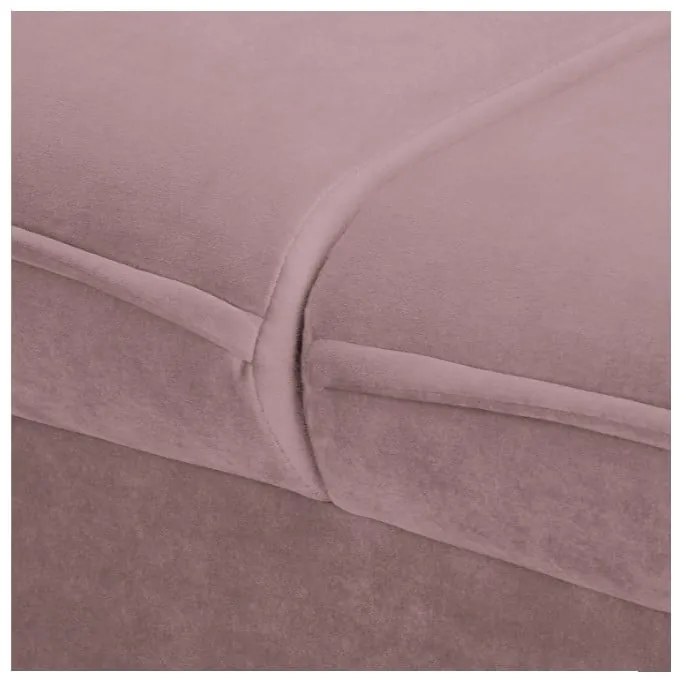 Lawendowa aksamitna sofa 138 cm Juli – Ropez