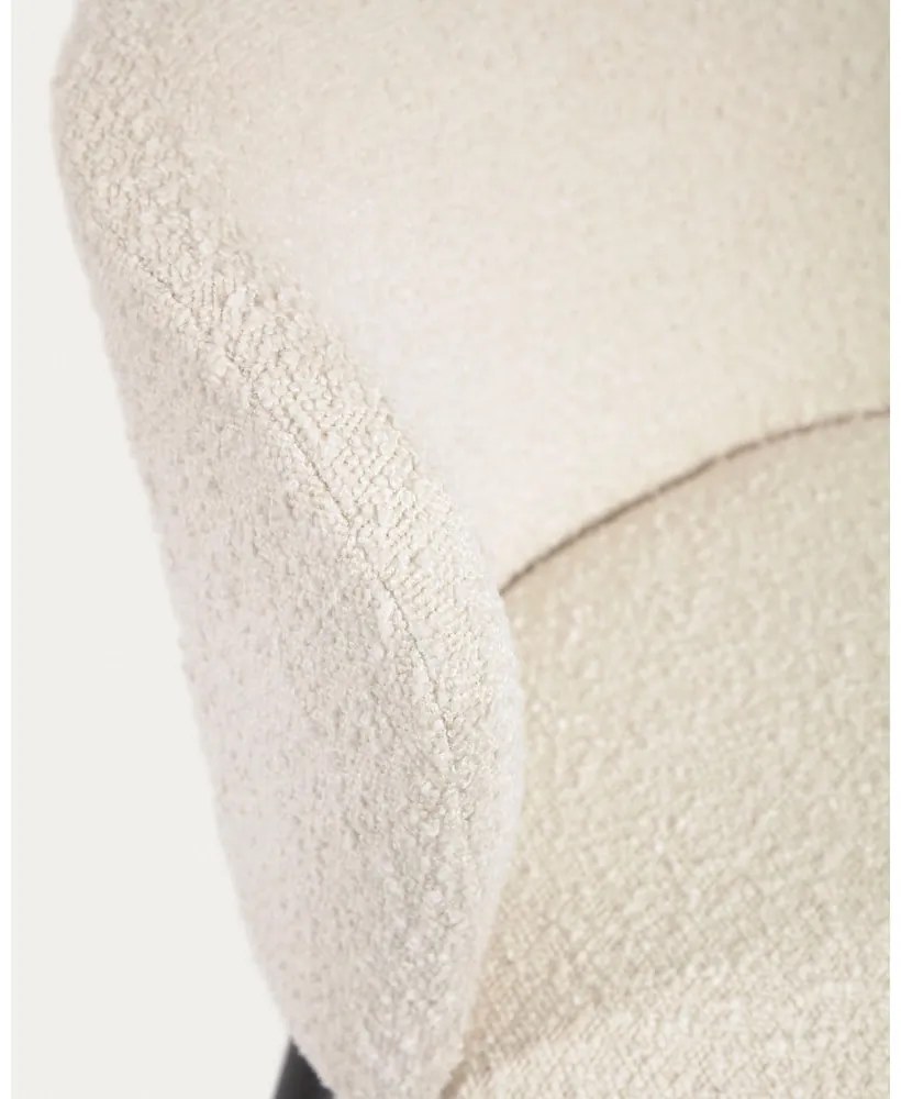 Biały hoker (wysokość siedziska 75 cm) Ciselia – Kave Home