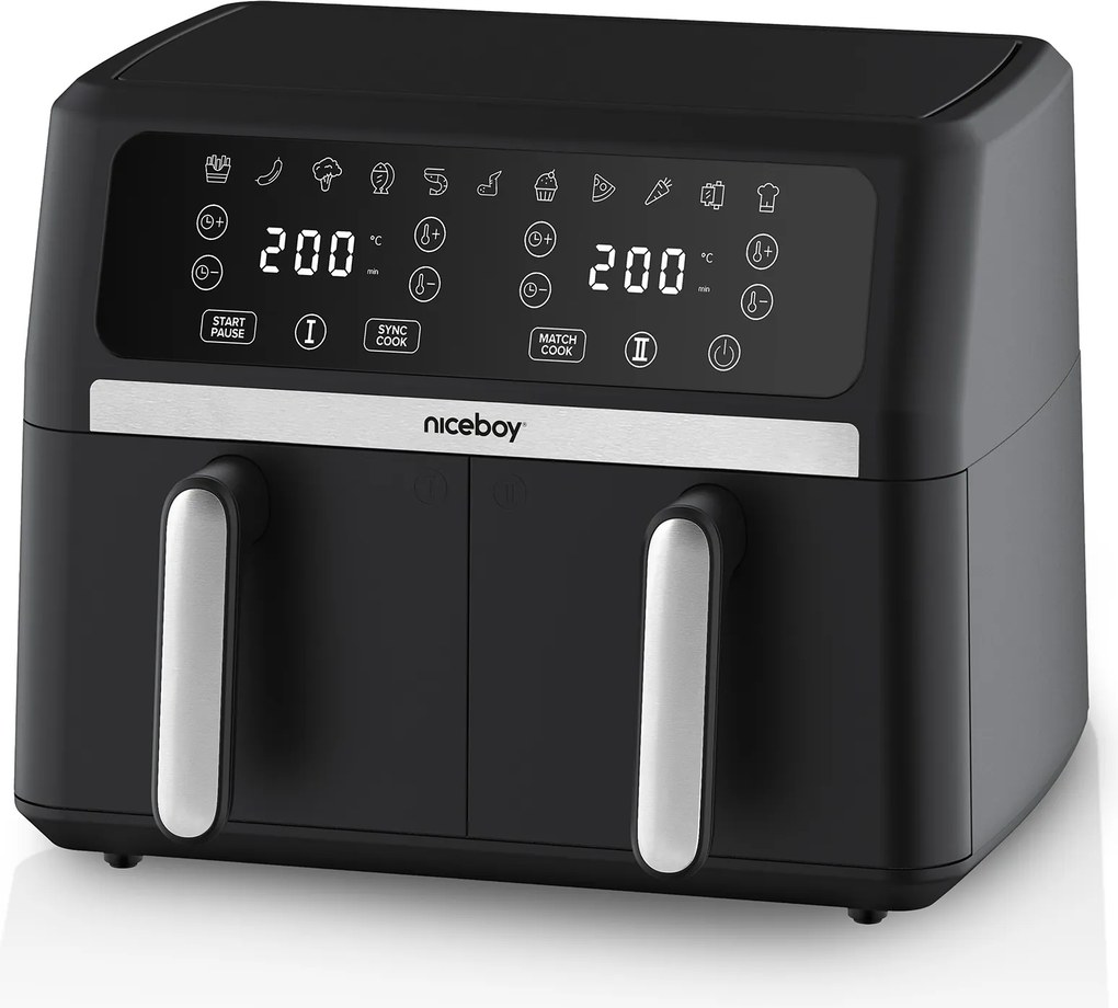 Frytkownica beztłuszczowa Niceboy ION AirFryer DUO