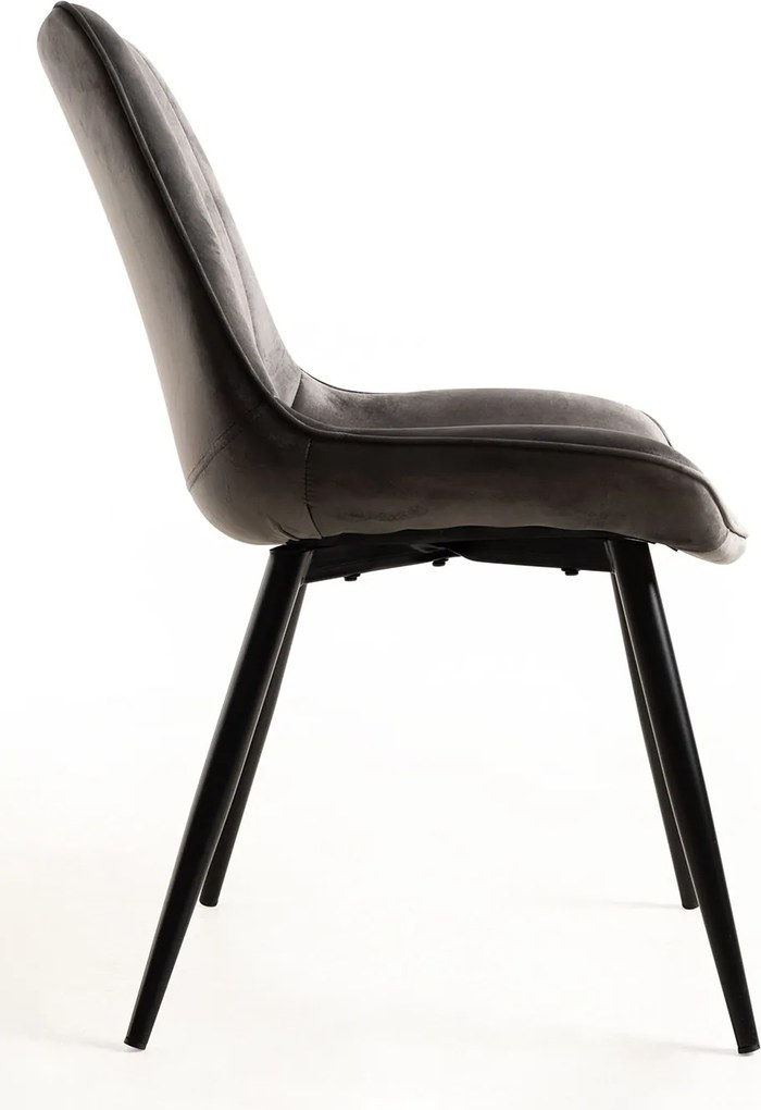 Zestaw 2 Krzese Lene Aksamitne