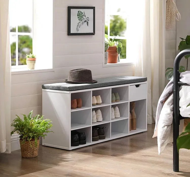 Skandynawska szafka na buty z szufladą N5-A55