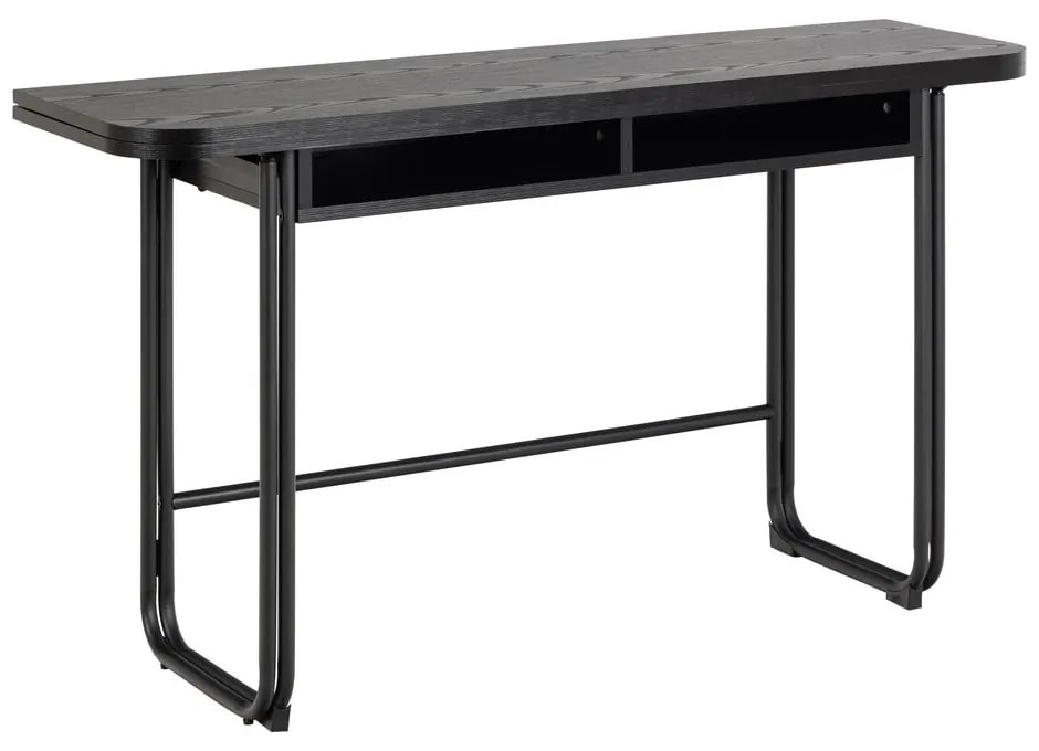 Czarny stół 80x140 cm Darlington – Actona